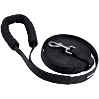 HAPPY HACHI Correa de Adiestramiento para Perros Larga Correas Nylon con Mango Acolchado 2-5 cm Ancho Resistente para…